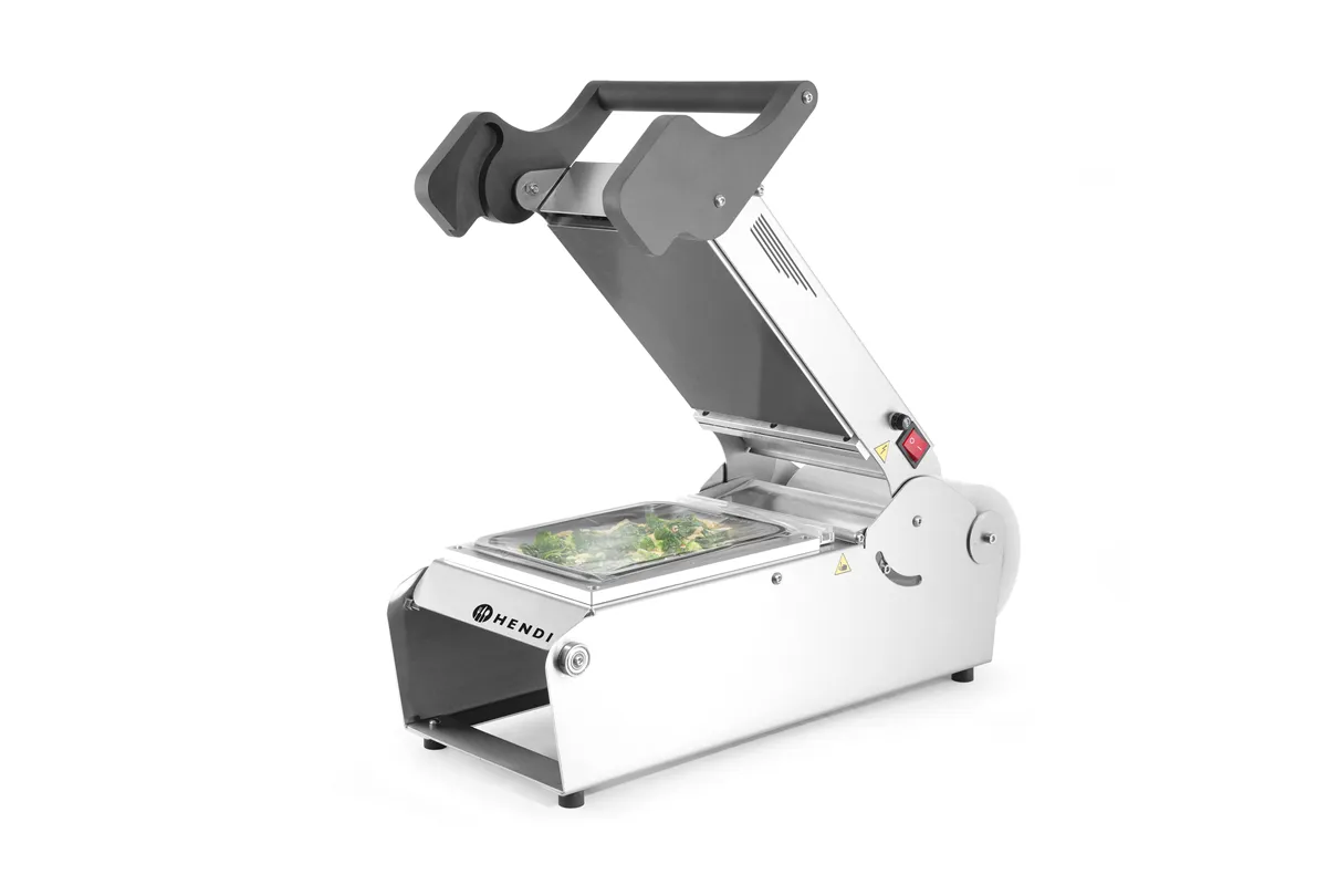 Zgrzewarka do tacek Supreme, 230V/700W, 247x637x258mm Hendi 976722