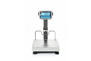 Waga platformowa LCD ze składanym wysięgnikiem i z legalizacją, seria EKO+, 60 kg, 350x400x522mm Tem BEK+C035X040060-KB