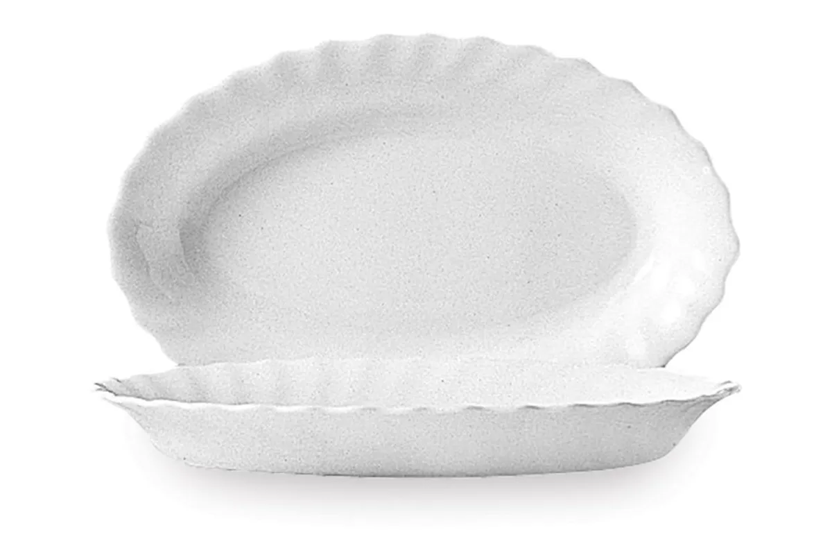 Rawierka Trianon, 220 mm, biały, 220x140x28mm Arcoroc D6885