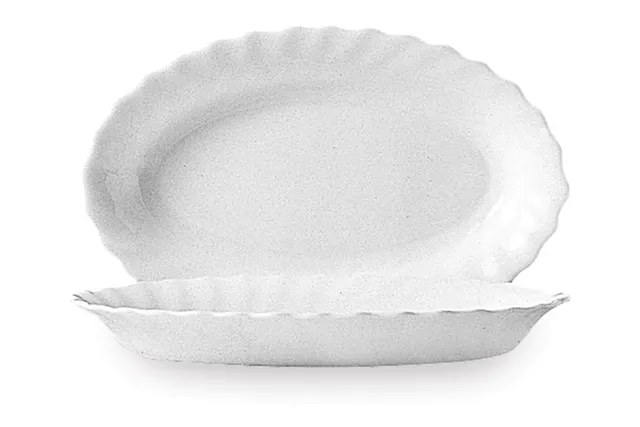 Rawierka Trianon, 220 mm, biały, 220x140x28mm Arcoroc D6885