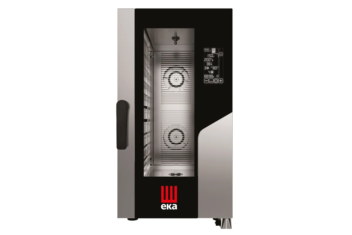 Piec konwekcyjno-parowy Millennial Black Mask Gastro Compact 10×GN1/1 elektryczny 400V/15400W 500x930x970mm Tecnoeka MKF1011CBM