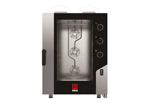 Piec konwekcyjno-parowy Millennial Smart Bakery 10×600×400mm gazowy 18kW 850x1041x1231mm Tecnoeka MKF1064GS