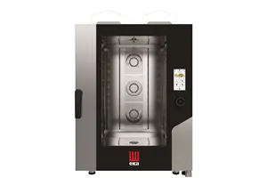 Piec konwekcyjno-parowy Millennial Touch Screen Bakery z myciem 10×600×400mm gazowy 18kW 850x1035x1230mm Tecnoeka MKF1064GTS