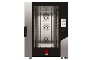 Piec konwekcyjno-parowy Millennial Touch Screen Bakery z myciem 10×600×400mm elektryczny 850x1035x1130mm Tecnoeka MKF1064TS