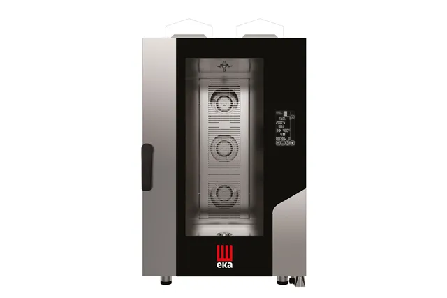 Piec konwekcyjno-parowy Millennial Black Mask Gastro 11×GN1/1  gazowy 230V/700W 17500kW 730x849x1231mm Tecnoeka MKF1111GBM