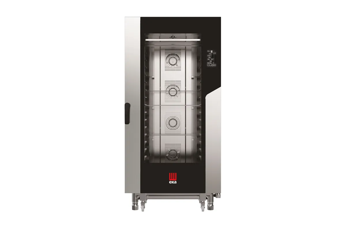 Piec konwekcyjno-parowy Millennial Black Mask Bakery 16× 600×400mm  elektryczny 400V/31000W 930x1035x1900mm Tecnoeka MKF1664BM