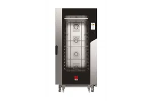Piec konwekcyjno-parowy Millennial Touch Screen Bakery mycie 16×600×400 elektryczny 400V/31000W 930x1035x1900 Tecnoeka MKF1664TS