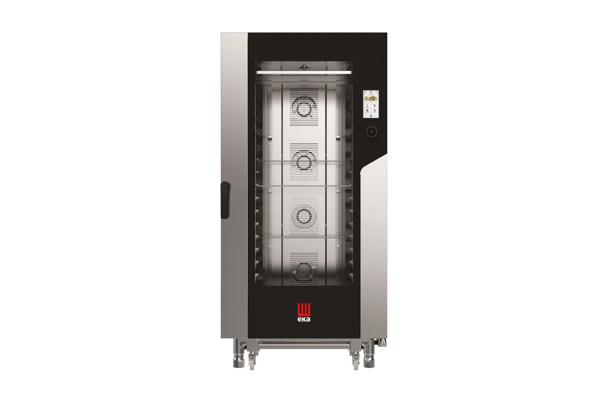 Piec konwekcyjno-parowy Millennial Touch Screen Bakery mycie 16×600×400 elektryczny 400V/31000W 930x1035x1900 Tecnoeka MKF1664TS