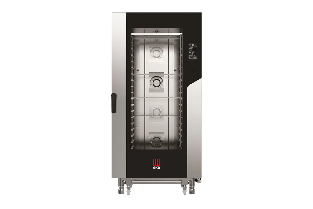 Piec konwekcyjno-parowy Millennial Black Mask Gastro 20×GN1/1  elektryczny 400V/31000W 930x1035x1900mm Tecnoeka MKF2011BM