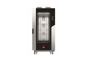 Piec konwekcyjno-parowy Millennial Black Mask Gastro 20×GN1/1  gazowy 230V/1450W 30000kW 930x1160x2060mm Tecnoeka MKF2011GBM