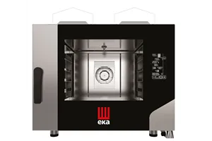 Piec konwekcyjno-parowy Millennial Black Mask Bakery 4× 600×400mm  gazowy 230V/300W 9,3kW 850x1035x801mm Tecnoeka MKF464GBM