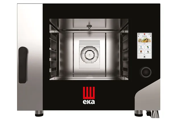 Piec konwekcyjno-parowy MillennialTouch Screen Bakery z myciem 4×600×400 elektryczny 400V/7800W 850x1035x700mm Tecnoeka MKF464TS