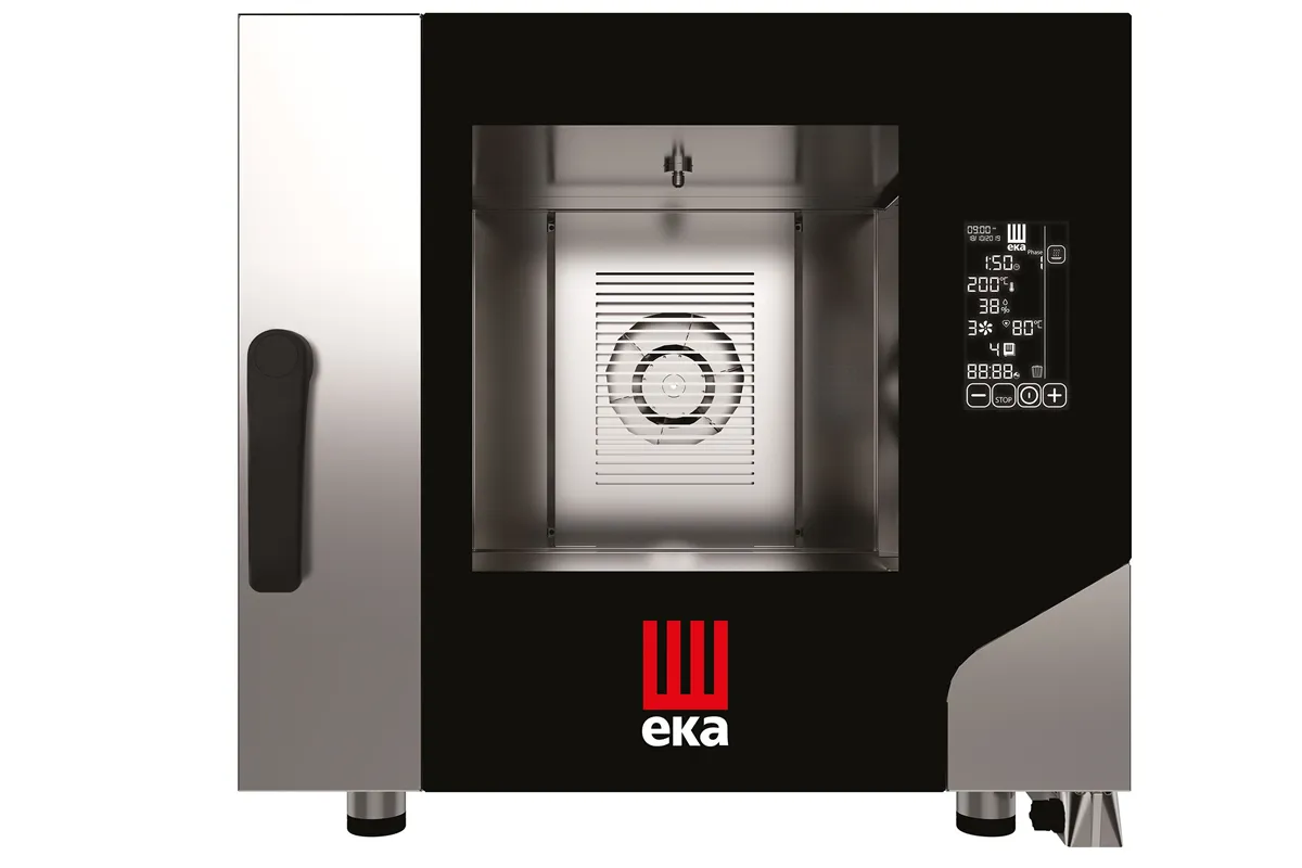 Piec konwekcyjno-parowy Millennial Black Mask Gastro 5× GN 1/1, elektryczny, 400V/7800W, 730x849x700mm Tecnoeka MKF511BM