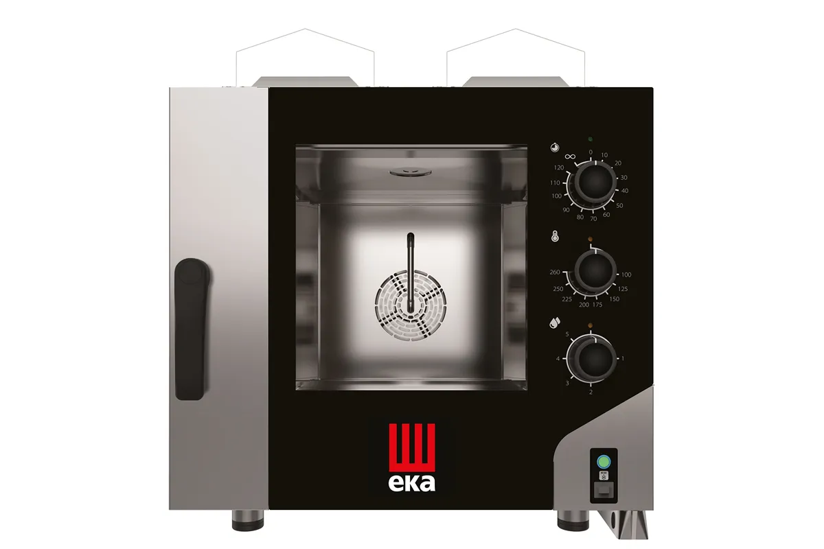 Piec konwekcyjno-parowy Millennial Smart Gastro 5xGN1/1  gazowy 230V/300W 9300kW 730x855x801mm Tecnoeka MKF511GS