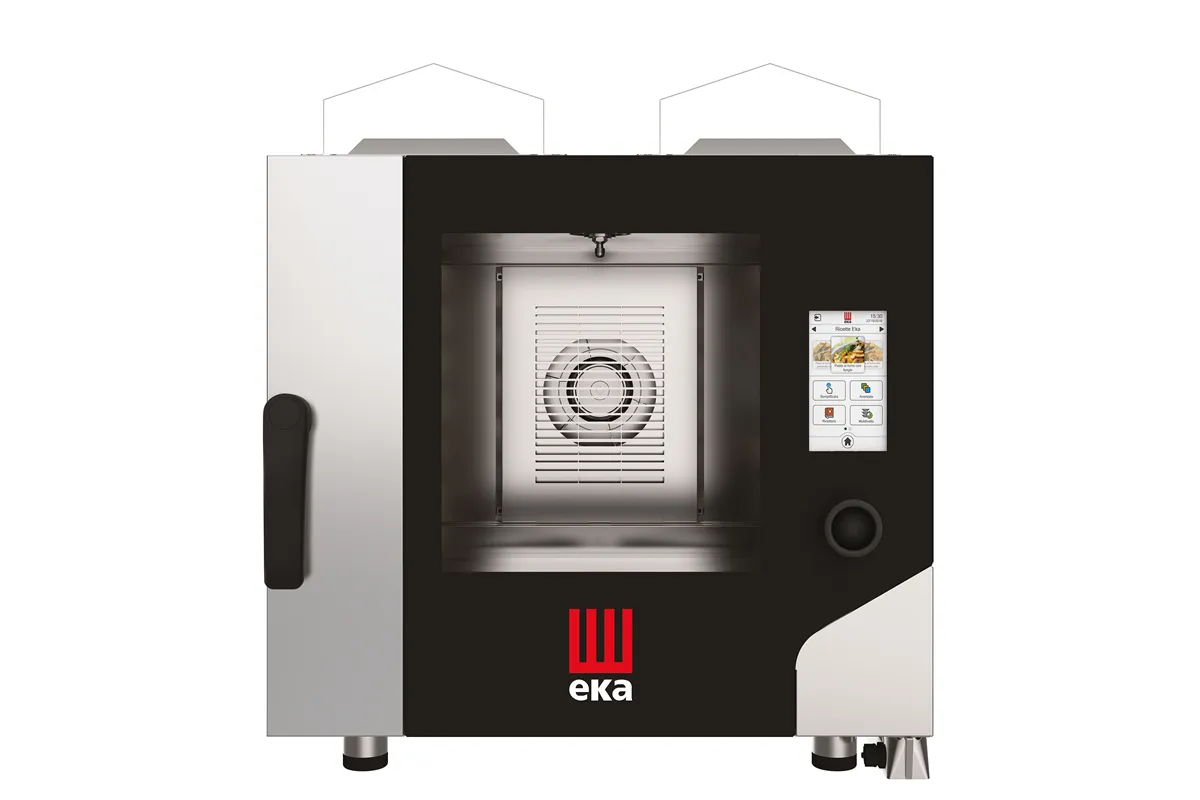 Piec konwekcyjno-parowy Millennial Touch Screen Gastro z myciem 5xGN1/1 gazowy 230V/300W 9300kW 730x850x800mm Tecnoeka MKF511GTS