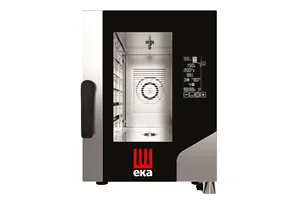 Piec konwekcyjno-parowy Millennial Black Mask Gastro Compact 6×GN1/1 – elektryczny 400V/7800W 500x930x700mm Tecnoeka MKF611CBM