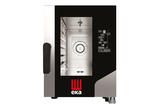 Piec konwekcyjno-parowy Millennial Black Mask Gastro Compact 6×GN1/1 – elektryczny 400V/7800W 500x930x700mm Tecnoeka MKF611CBM