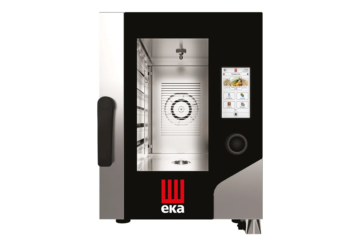 Piec konwekcyjno-parowy Millennial Touch Screen Gastro Compact 6×GN1/1 – elektryczny 400V/7800W 500x930x700mm Tecnoeka MKF611CTS