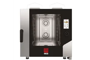 Piec konwekcyjno-parowy Millennial Touch Screen Bakery z myciem 6× 600×400mm gazowy 13500kW 850x1035x950mm Tecnoeka MKF664GTS