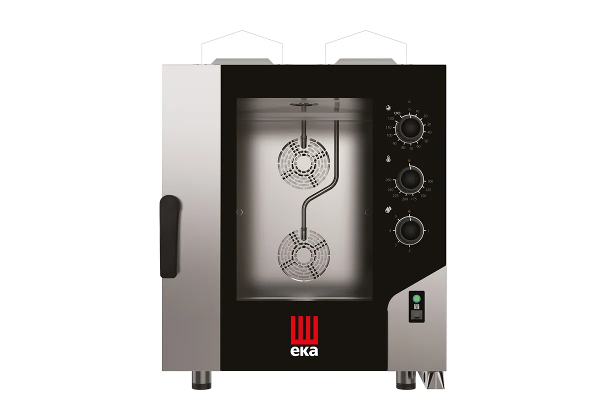 Piec konwekcyjno-parowy Millennial Smart Gastro 7×GN1/1  gazowy 230V/500W 13500kW 730x855x951mm Tecnoeka MKF711GS