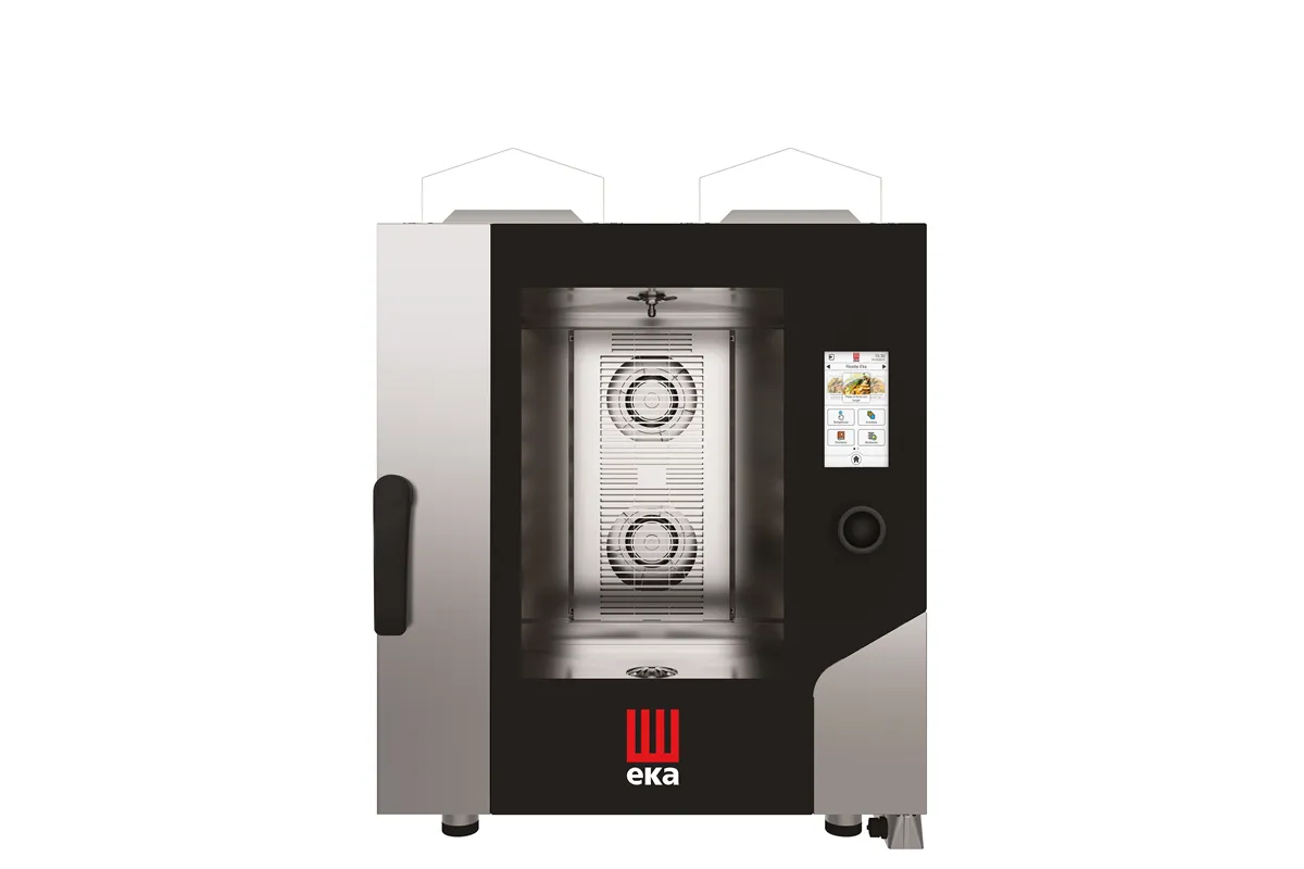 Piec konwekcyjno-parowy MillennialTouch Screen Gastro z myciem 7×GN1/1 gazowy 230V/500W 13500kW 730x850x950mm Tecnoeka MKF711GTS