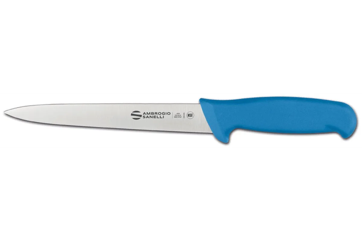 Nóż do filetowania ryb Supra Colore, niebieski, 310mm Ambrogio Sanelli S351.018L