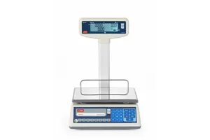 Waga kalkulacyjna LCD z wysięgnikiem i legalizacją, seria EGE, 15 kg, 325x377x394mm Tem TEM015B1D