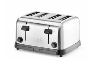 Toster na 4 tosty, medium-duty, 220-240V/1800W, 318x274x188mm Waring WCT708E