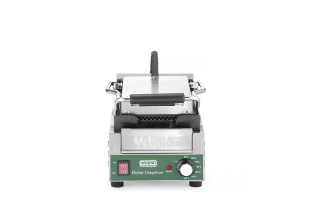 Grill kontaktowy Panini Compresso Slimline, 220-240V/1800W, 317x596x260mm Waring WPG200E