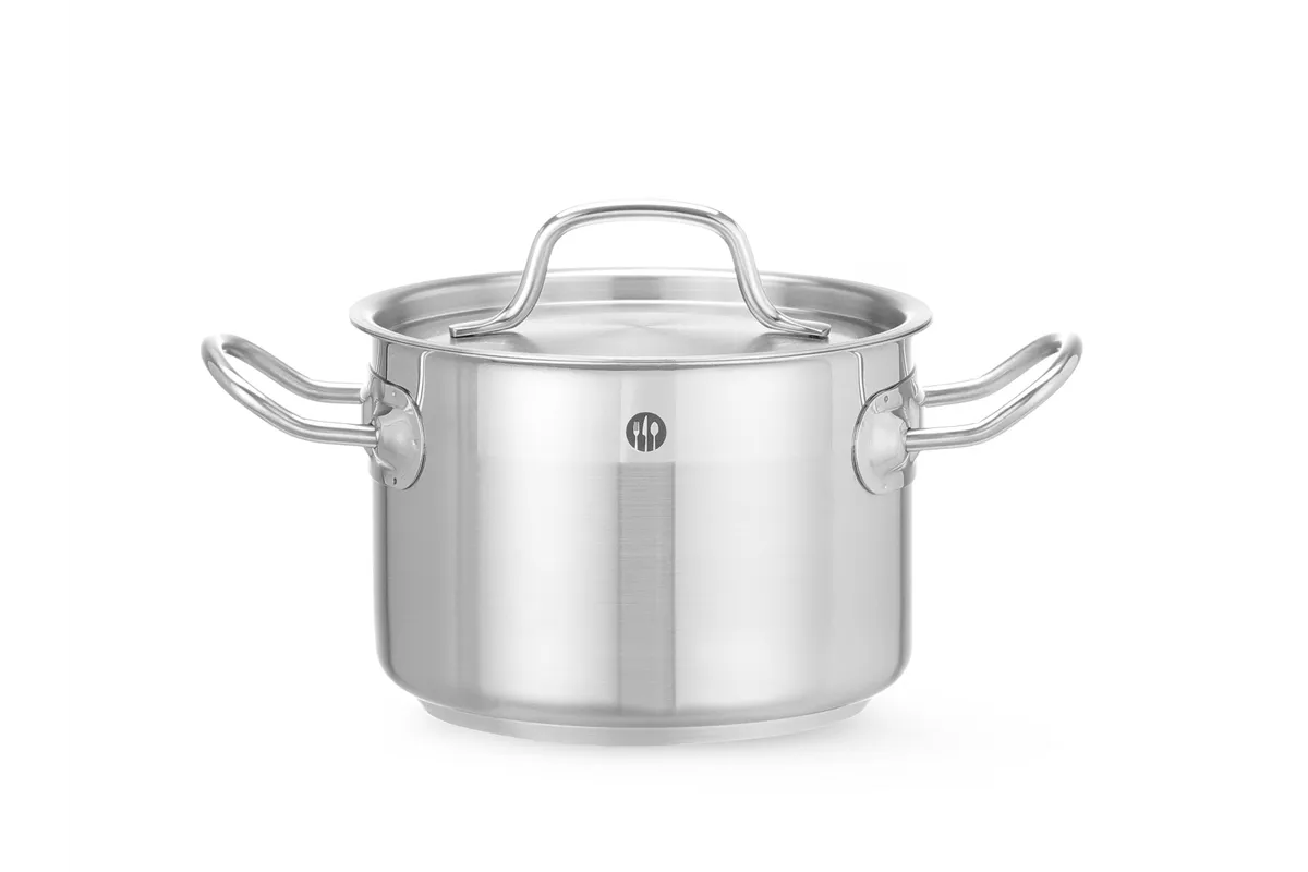 Garnek średni z pokrywką, Profi Line, 2L, ⌀160x110mm Hendi 831007