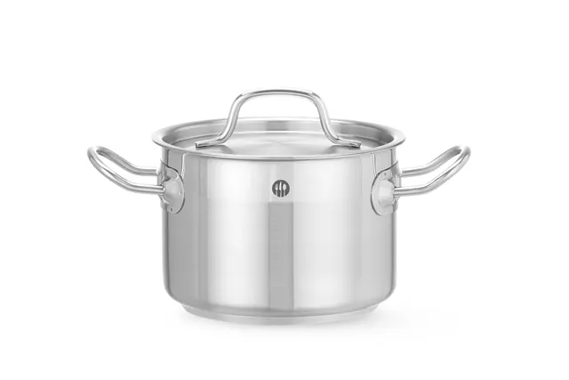 Garnek średni z pokrywką, Profi Line, 2L, ⌀160x110mm Hendi 831007