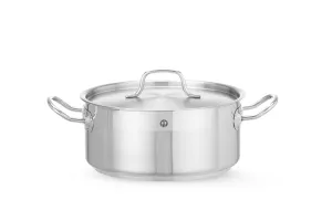Garnek niski z pokrywką, Profi Line, 4,8L, ⌀240x105mm Hendi 830406