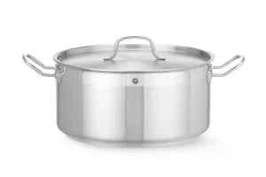 Garnek niski z pokrywką, Profi Line, 12L, ⌀320x150mm Hendi 830604