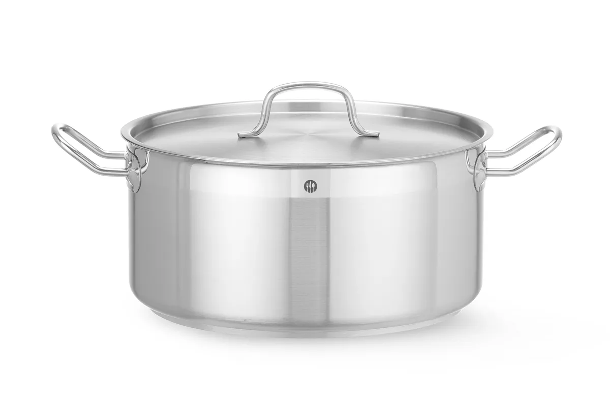 Garnek niski z pokrywką, Profi Line, 12L, ⌀320x150mm Hendi 830604