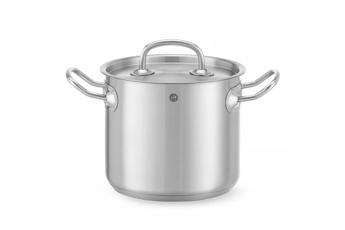 Garnek wysoki z pokrywką, Kitchen Line, 2,8L, ⌀160x140mm Hendi 837108