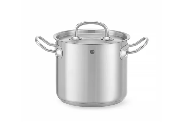 Garnek wysoki z pokrywką, Kitchen Line, 2,8L, ⌀160x140mm Hendi 837108