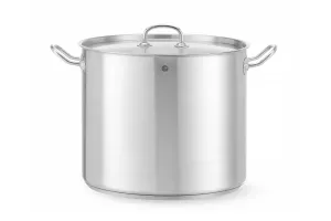 Garnek wysoki z pokrywką, Kitchen Line, 21L, ⌀320x270mm Hendi 837603