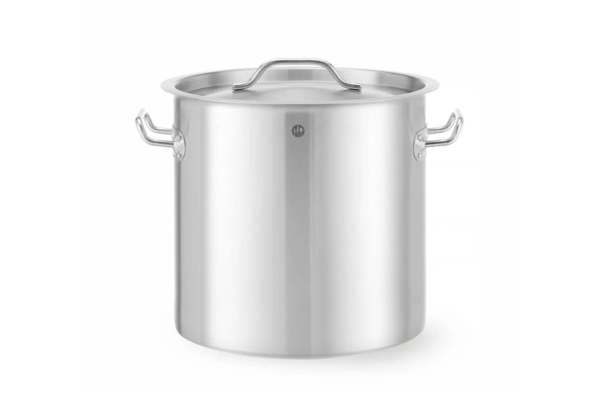 Garnek wysoki z pokrywką, Budget Line, 17L, ⌀280x280mm Hendi 832882