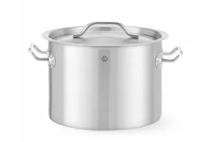 Garnek średni z pokrywką, Budget Line, 9L, ⌀250x180mm Hendi 832820
