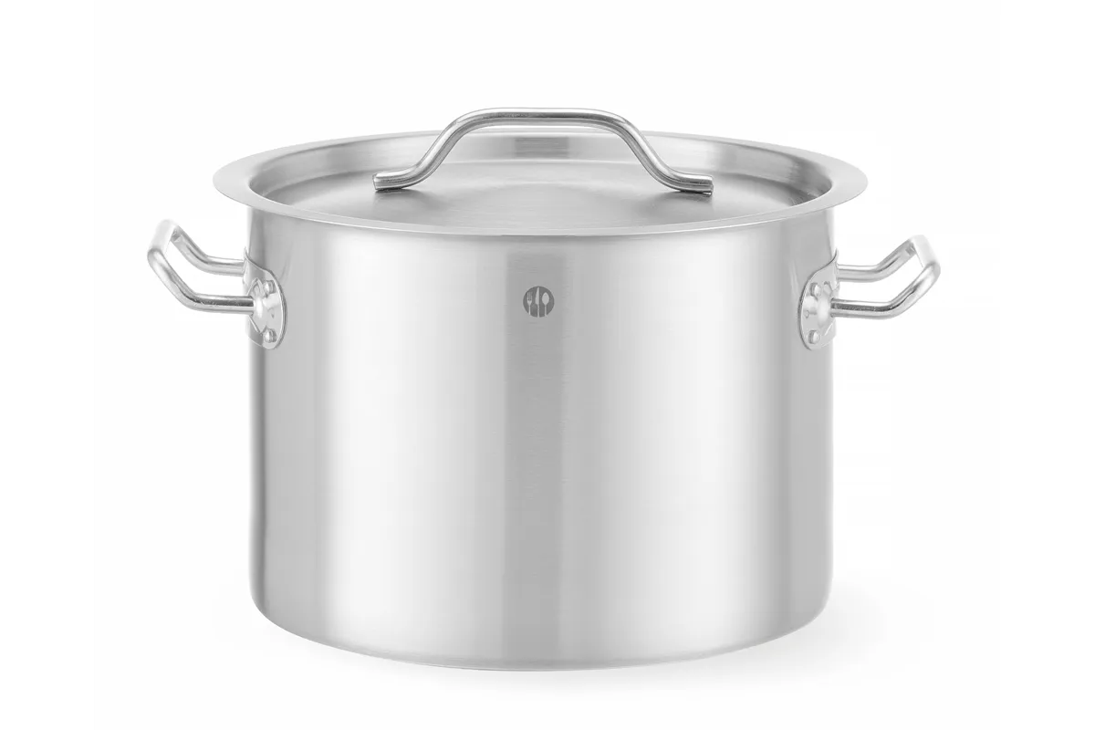 Garnek średni z pokrywką, Budget Line, 9L, ⌀250x180mm Hendi 832820