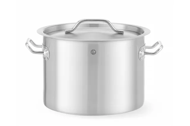 Garnek średni z pokrywką, Budget Line, 9L, ⌀250x180mm Hendi 832820