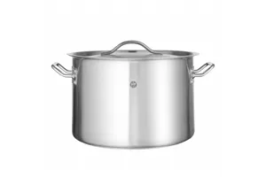 Garnek średni z pokrywką, Budget Line, 14L, ⌀300x200mm Hendi 832837