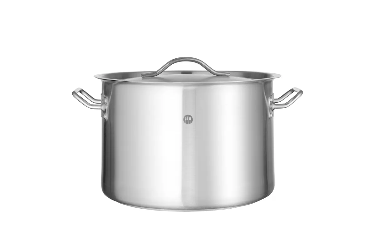 Garnek średni z pokrywką, Budget Line, 14L, ⌀300x200mm Hendi 832837