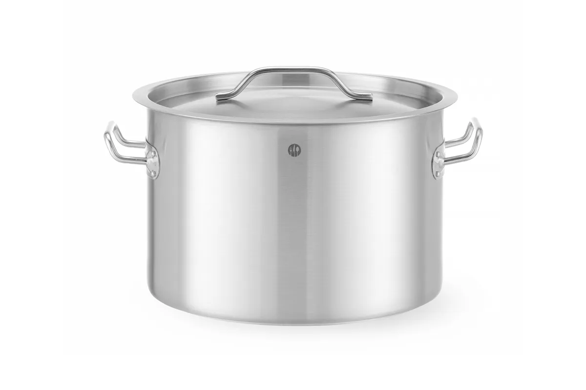 Garnek średni z pokrywką, Budget Line, 23L, ⌀350x240mm Hendi 832844