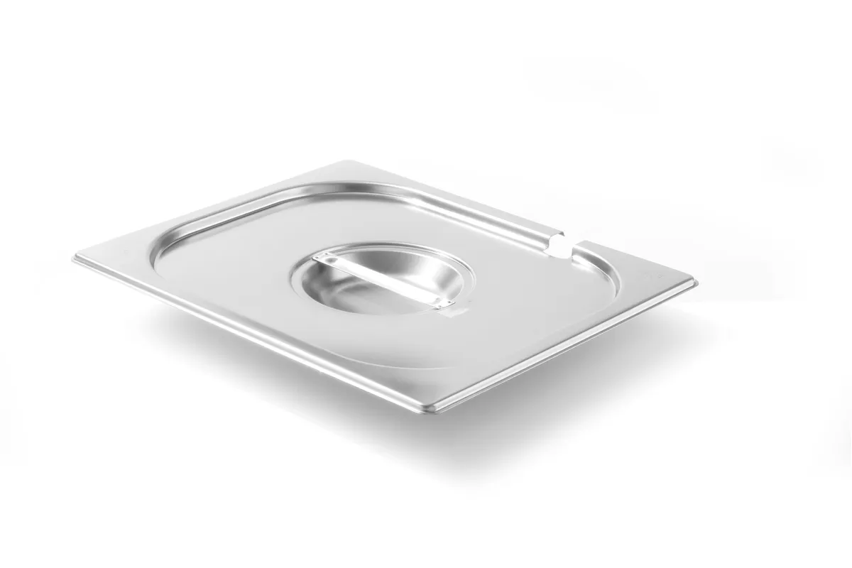 Pokrywka do pojemników GN z wycięciem na chochlę, Kitchen Line, GN 1/2, 265x325mm Hendi 806937