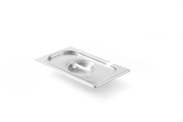 Pokrywka do pojemników GN z wycięciem na chochlę, Kitchen Line, GN 1/4, 265x162mm Hendi 806951