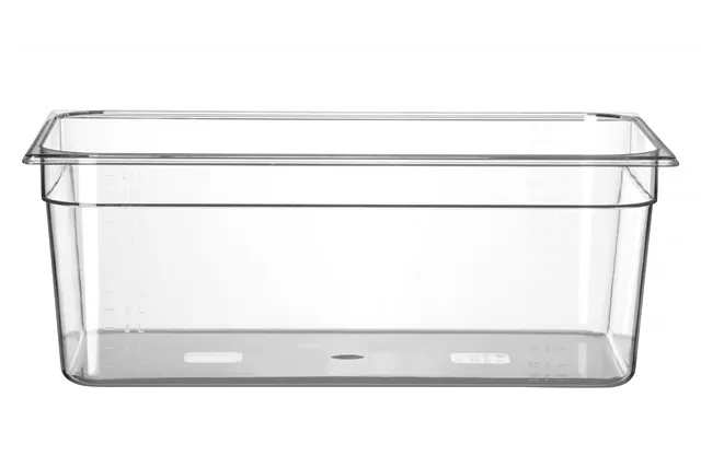Pojemnik GN 1/1 z poliwęglanu, Profi Line, GN 1/1, 24L, transparentny, 530x325x200mm Hendi 861202