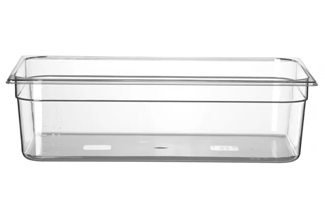 Pojemnik GN 1/1 z poliwęglanu, Profi Line, GN 1/1, 21L, transparentny, 530x325x150mm Hendi 861219
