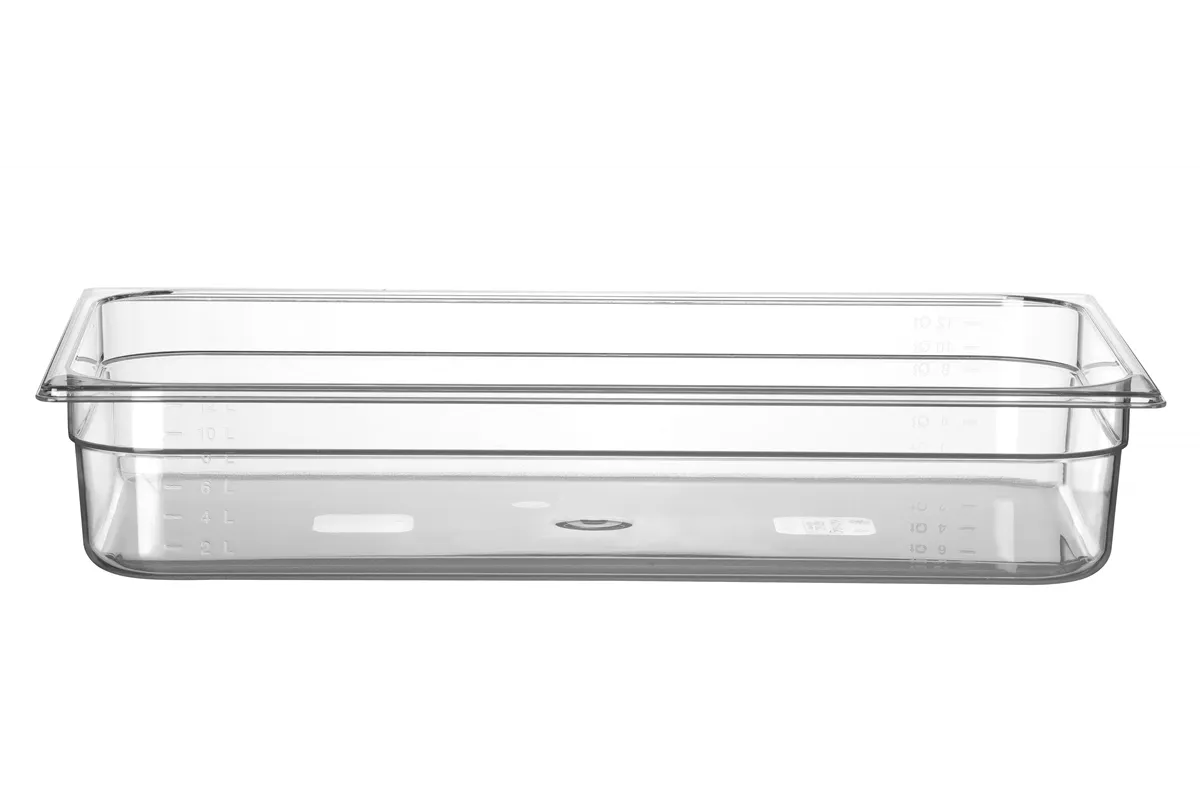 Pojemnik GN 1/1 z poliwęglanu, Profi Line, GN 1/1, 14L, transparentny, 530x325x100mm Hendi 861226