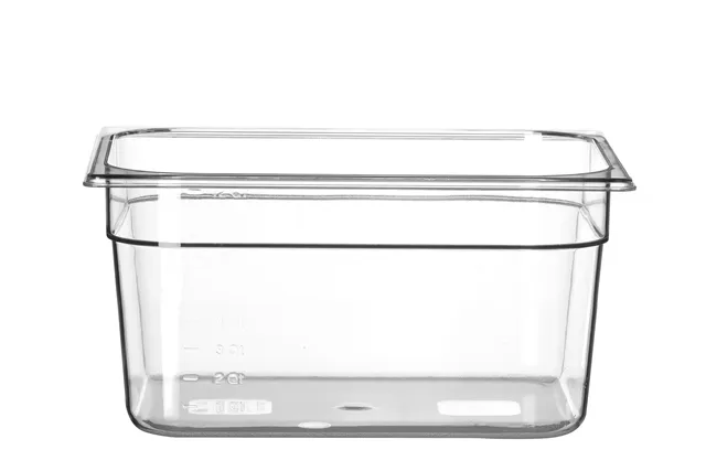 Pojemnik GN 1/2 z poliwęglanu, Profi Line, GN 1/2, 9,5L, transparentny, 325x265x150mm Hendi 861417